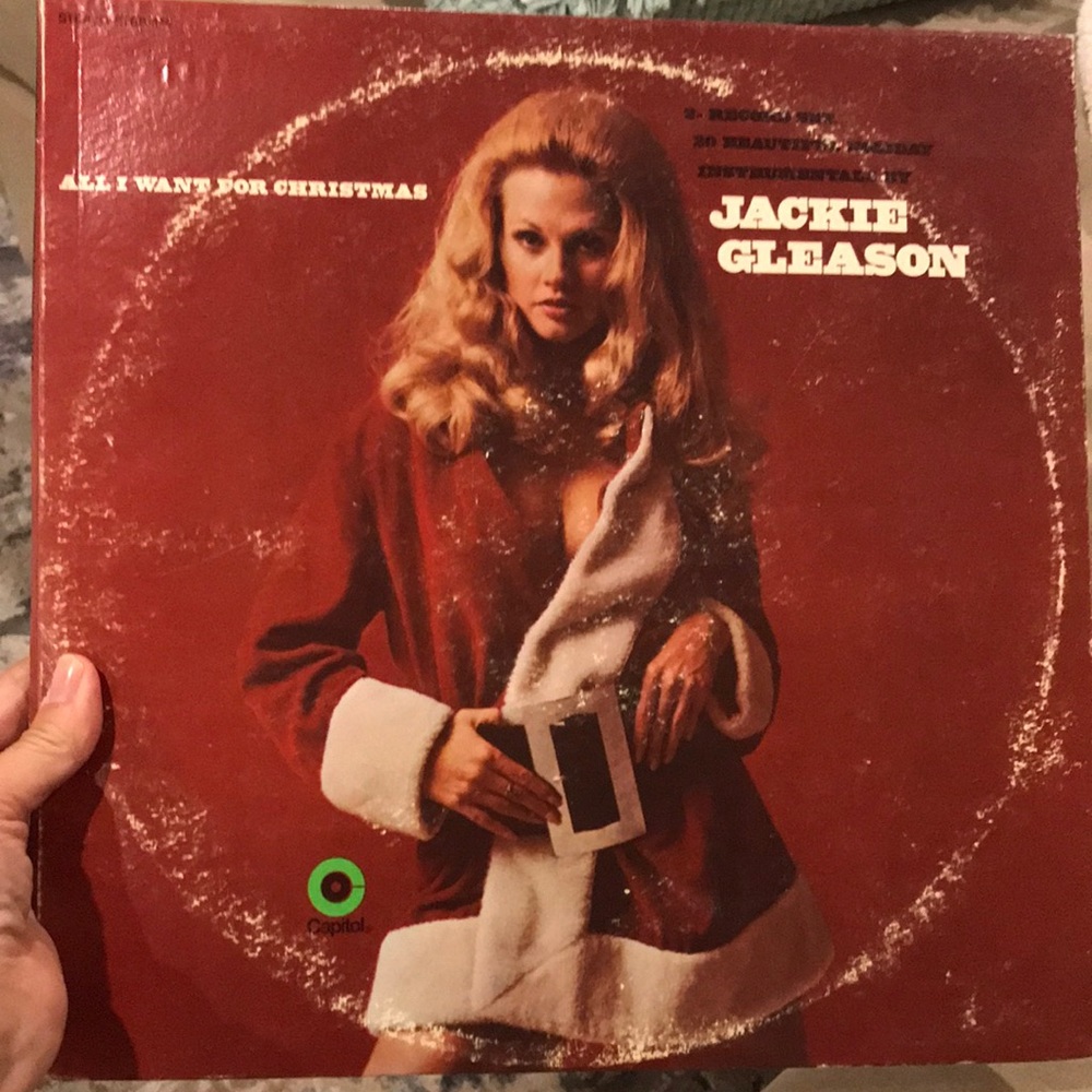 Vintage Holiday Music double album Jackie Gleason - All I Want for Christmas